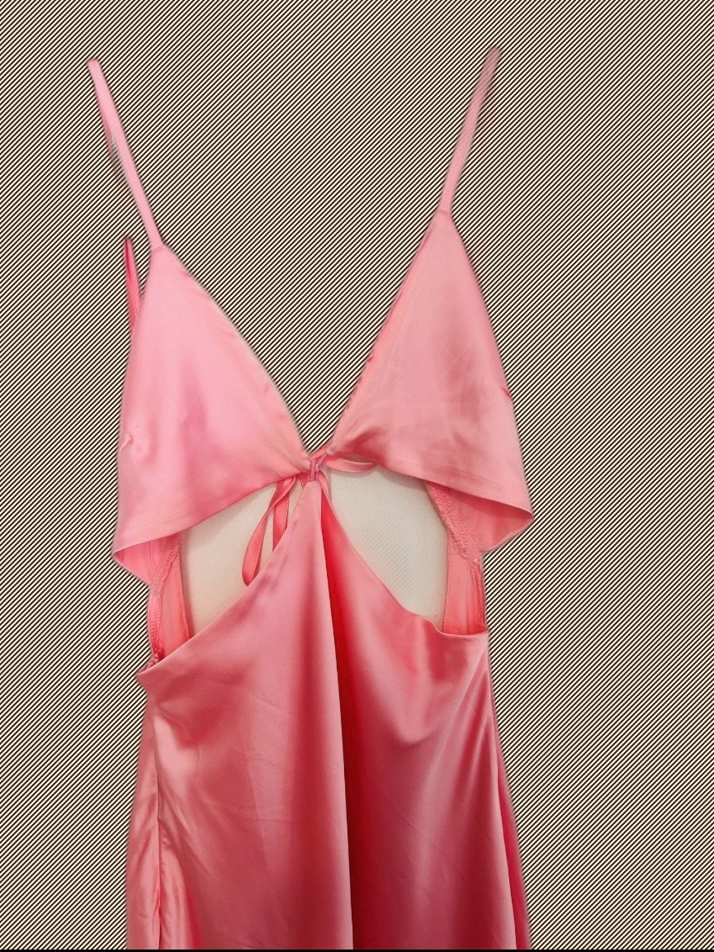 Peppermayo Coral Pink Slip Dress